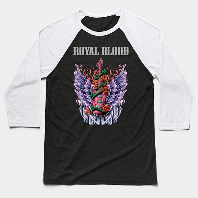 ROYAL BLOOD BAND Baseball T-Shirt by Kiecx Art